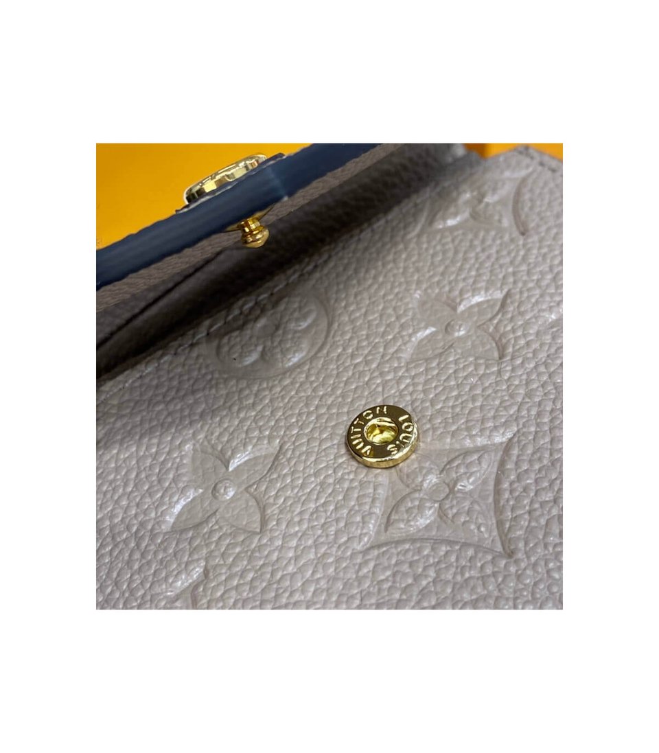 Louis Vuitton Monogram Empreinte Victorine Wallet Tourterelle view 7