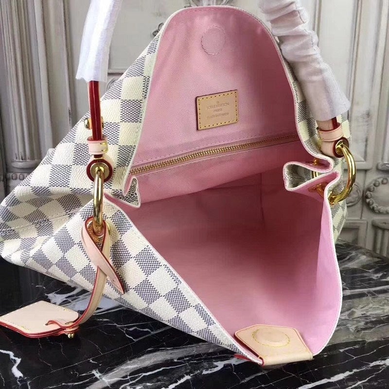 Louis Vuitton Damier Azur Graceful Pm 35Cm view 6