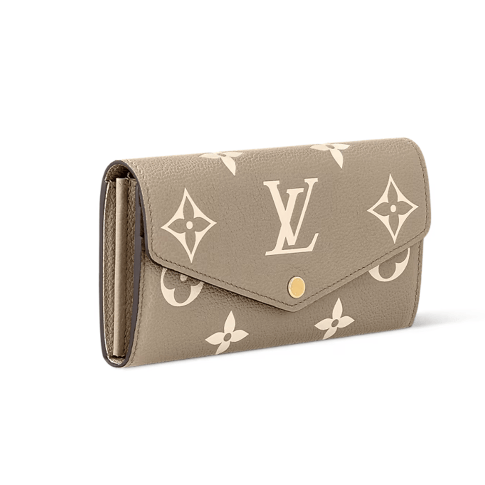 Louis Vuitton Bicolor Monogram Sarah Wallet For Women 19cm M81049 view 4