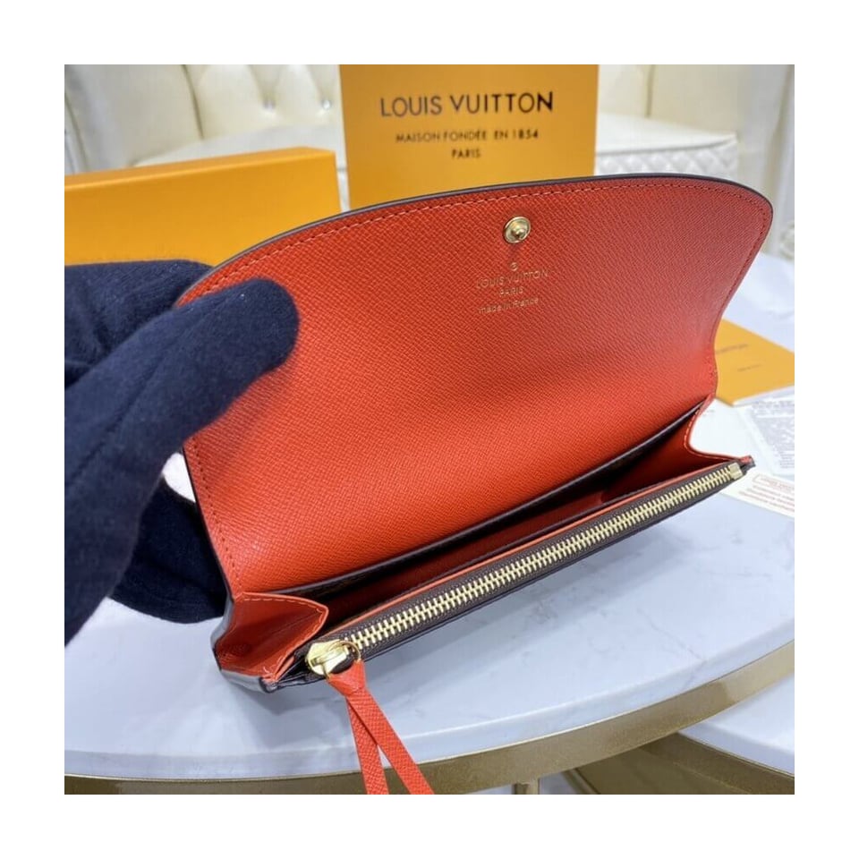 Louis Vuitton Monogram Canvas Emilie Wallet Orange view 8