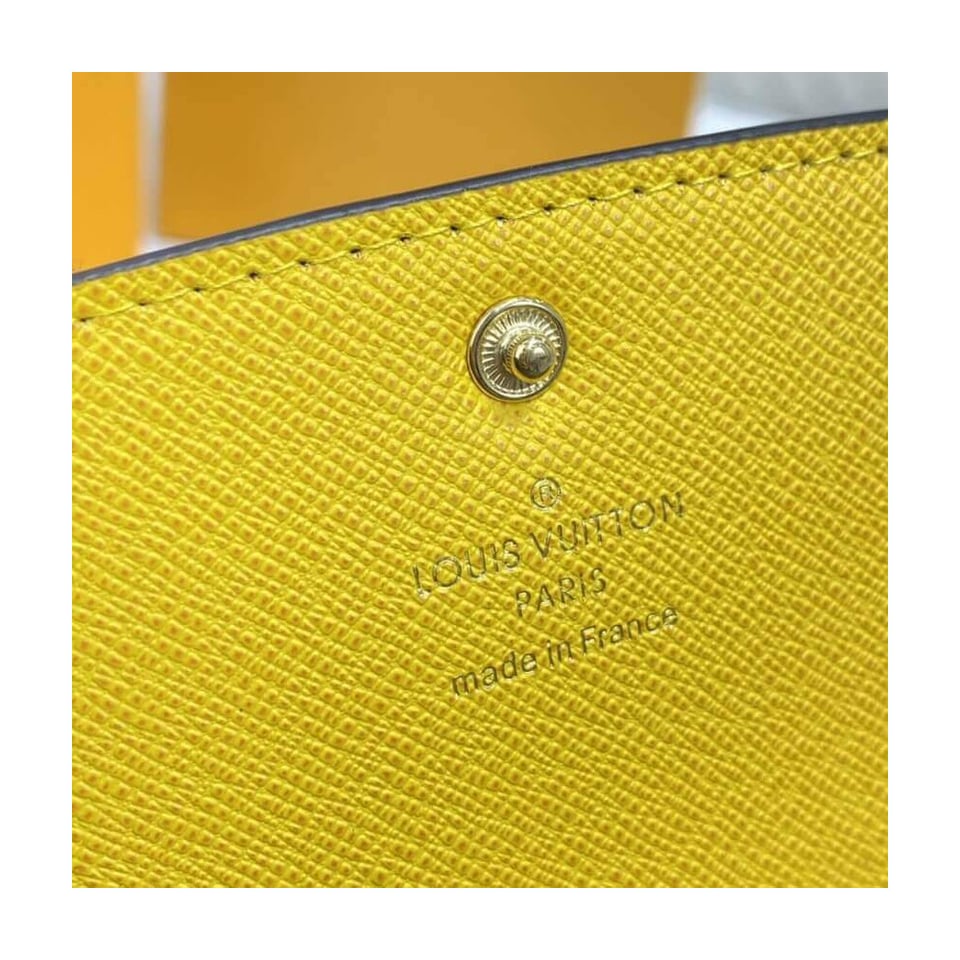 Louis Vuitton Monogram Canvas Emilie Wallet Yellow view 9
