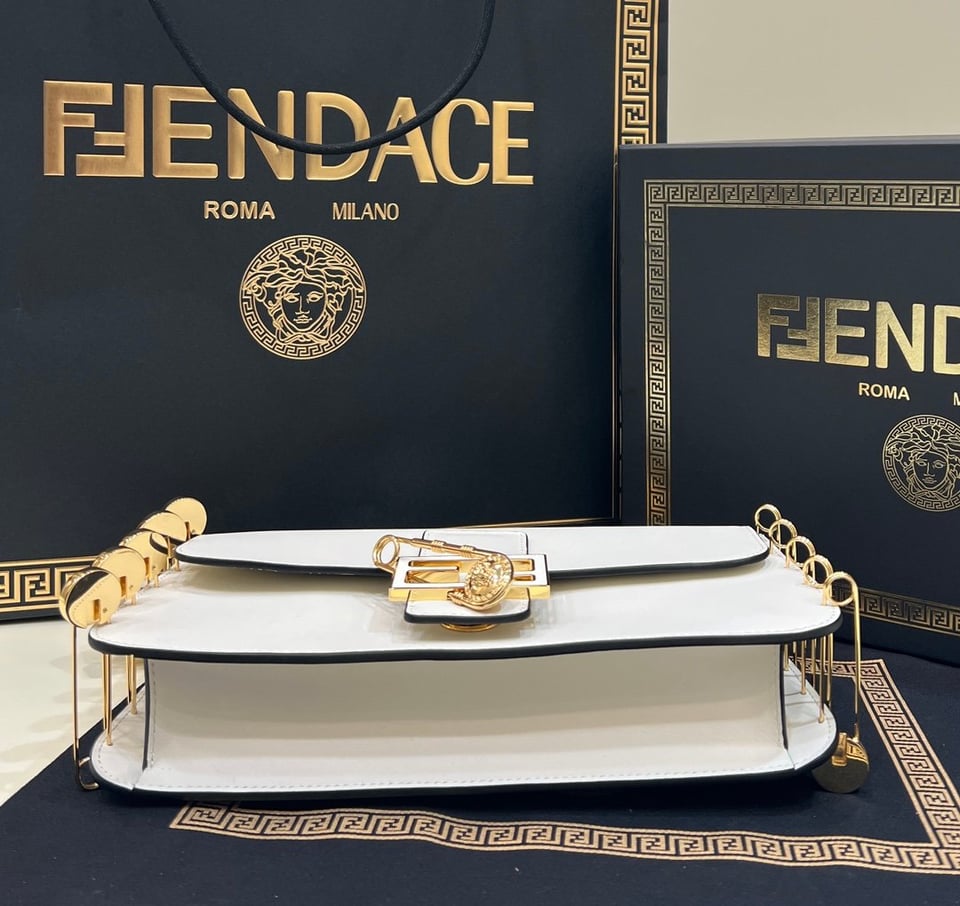 Fendace Baguette Brooch White 28cm/ 11.02in view 6