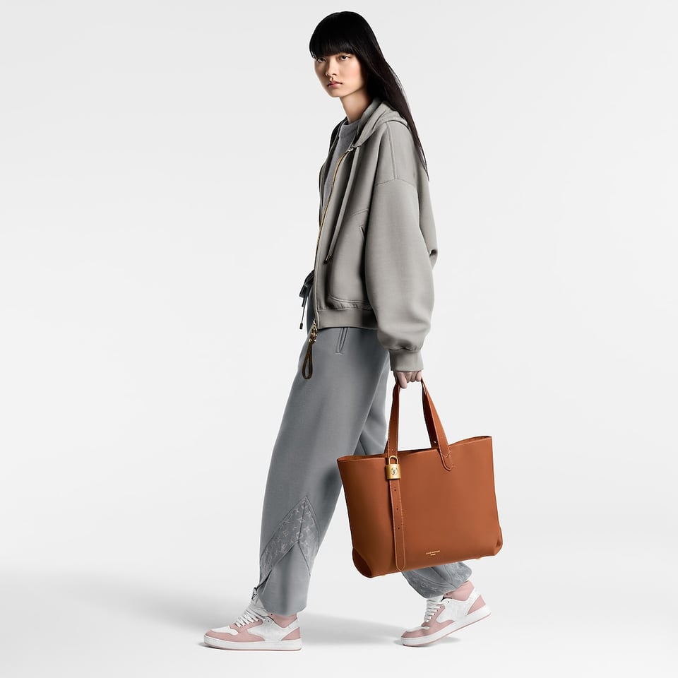 Louis Vuitton LV Low Key Cabas MM Cognac Brown M25342 47cm/ 18.5in view 6