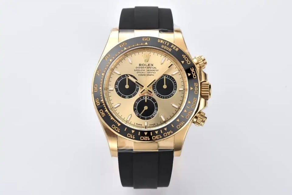 Rolex Daytona 40 mm Golden Dial 126518LN “Pikachu” view 3