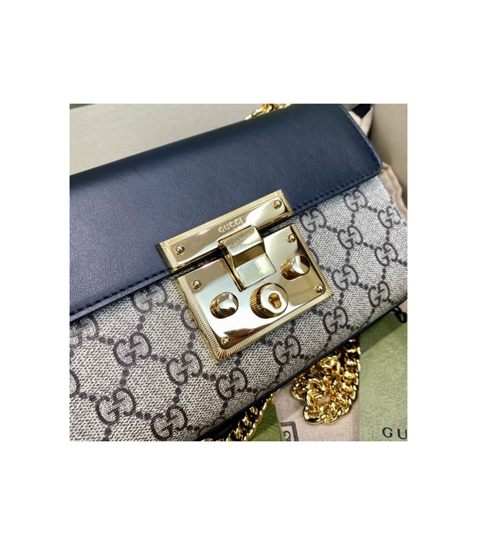 Gucci Padlock Small GG Shoulder Bag Black view 14