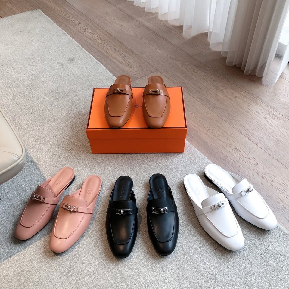 Hermes Oz Mule Brown view 3