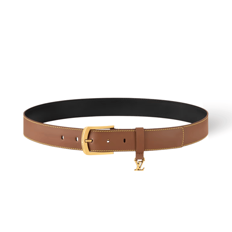 Louis Vuitton LV Brown Everyday Pin 35mm Reversible Men Belt M8878U view 2