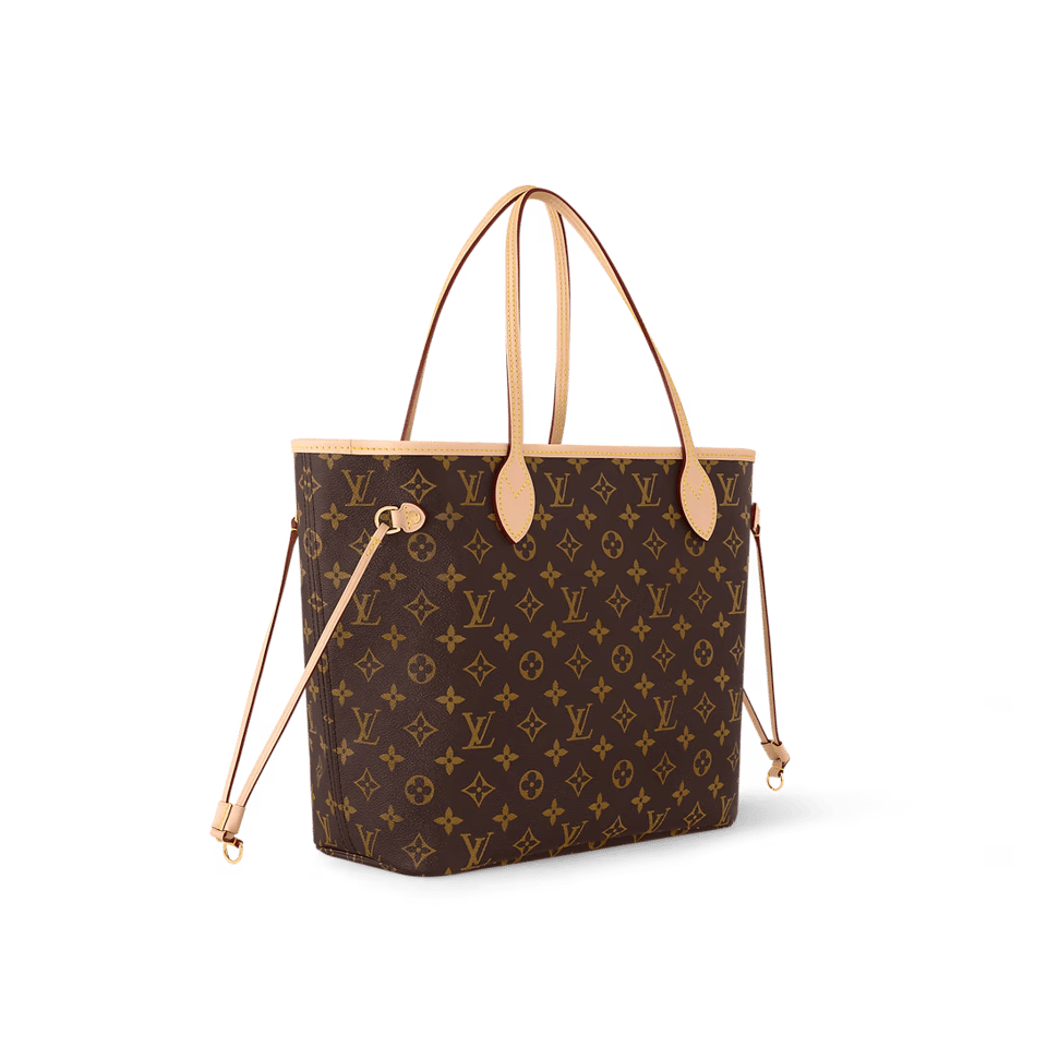 Louis Vuitton Neverfull MM Monogram Canvas Tote Bag Cerise Red 31cm M46987 view 6