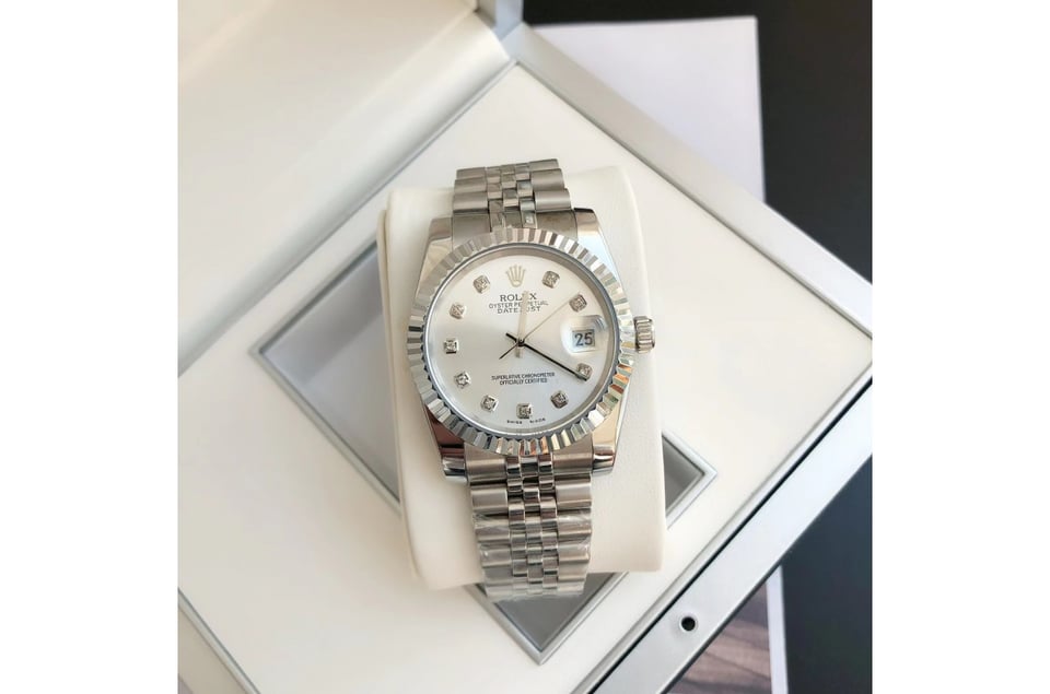 Rolex Datejust 36/28mm SS/SS Jub Sliver/Dia view 5