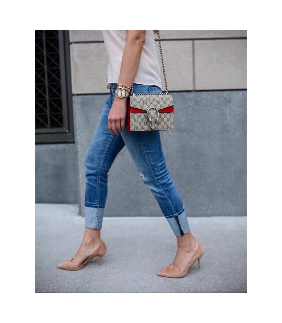 Gucci Dionysus GG Supreme Mini Bag Red 20cm view 5
