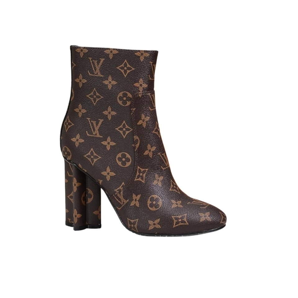 Louis Vuitton Silhouette Ankle Boot Monogram Brown view 2
