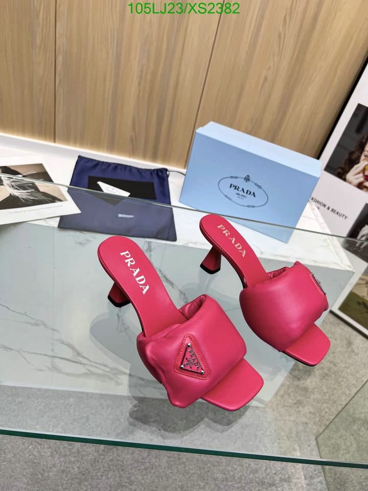 Prada Soft Padded Nappa Sandals view 3