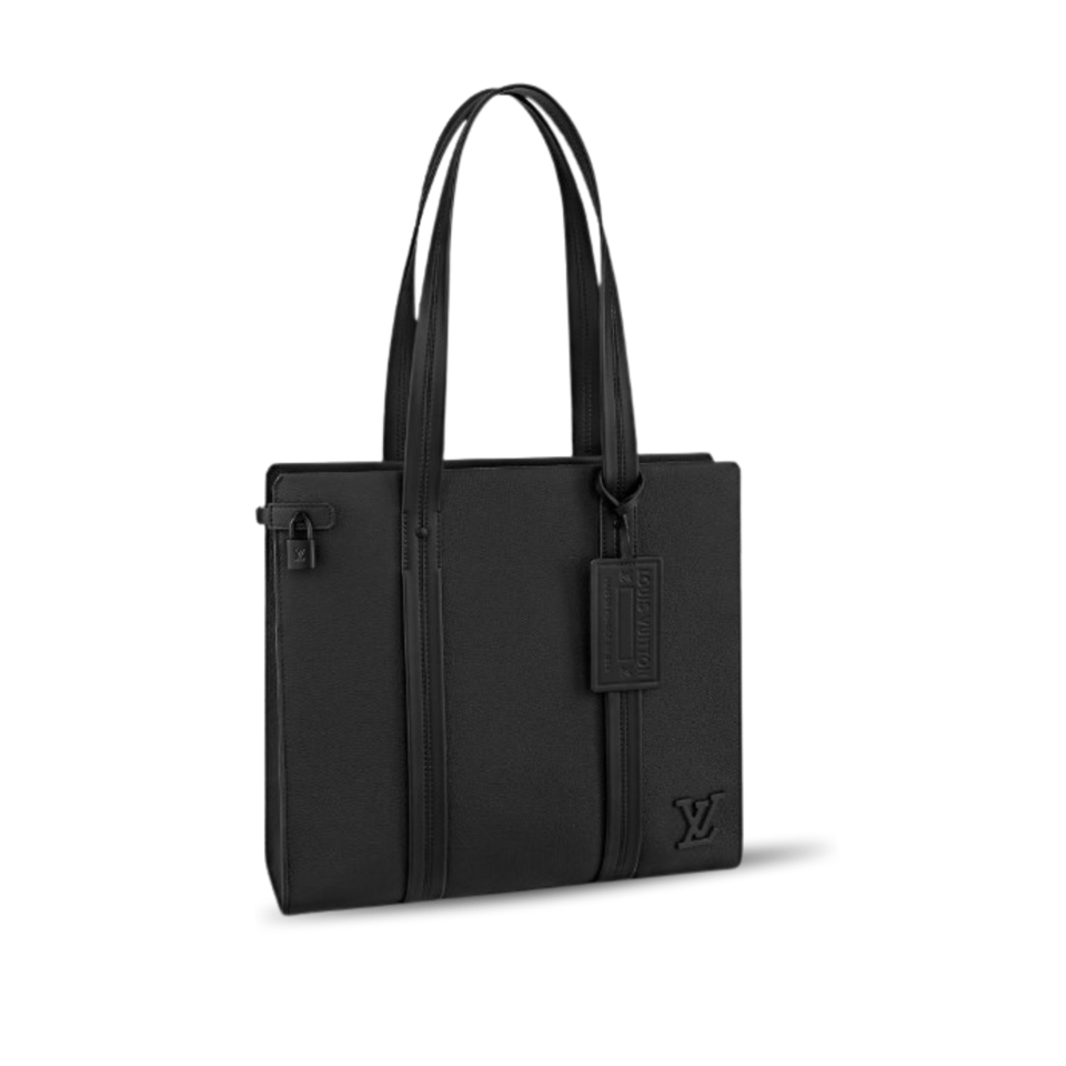 Louis Vuitton Aerogram Takeoff Tote Bag Black 37Cm M57308 view 2