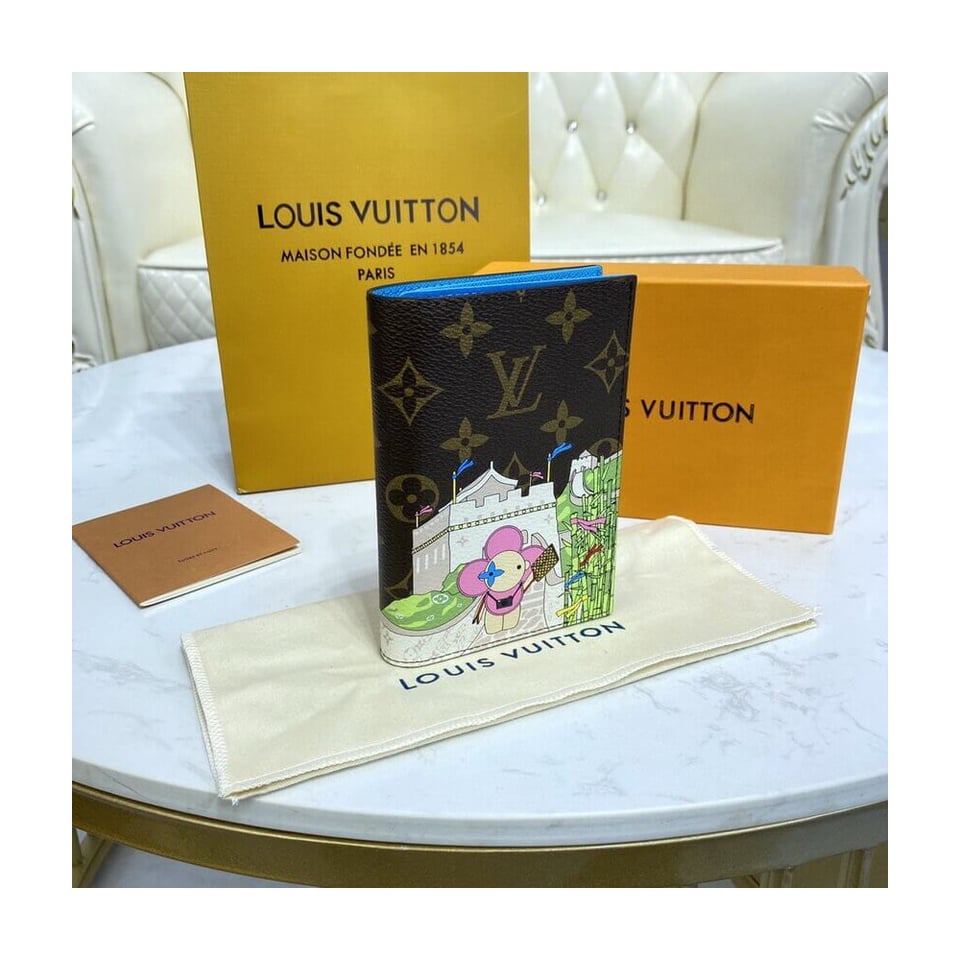 Louis Vuitton Monogram Canvas Passport Cover view 3