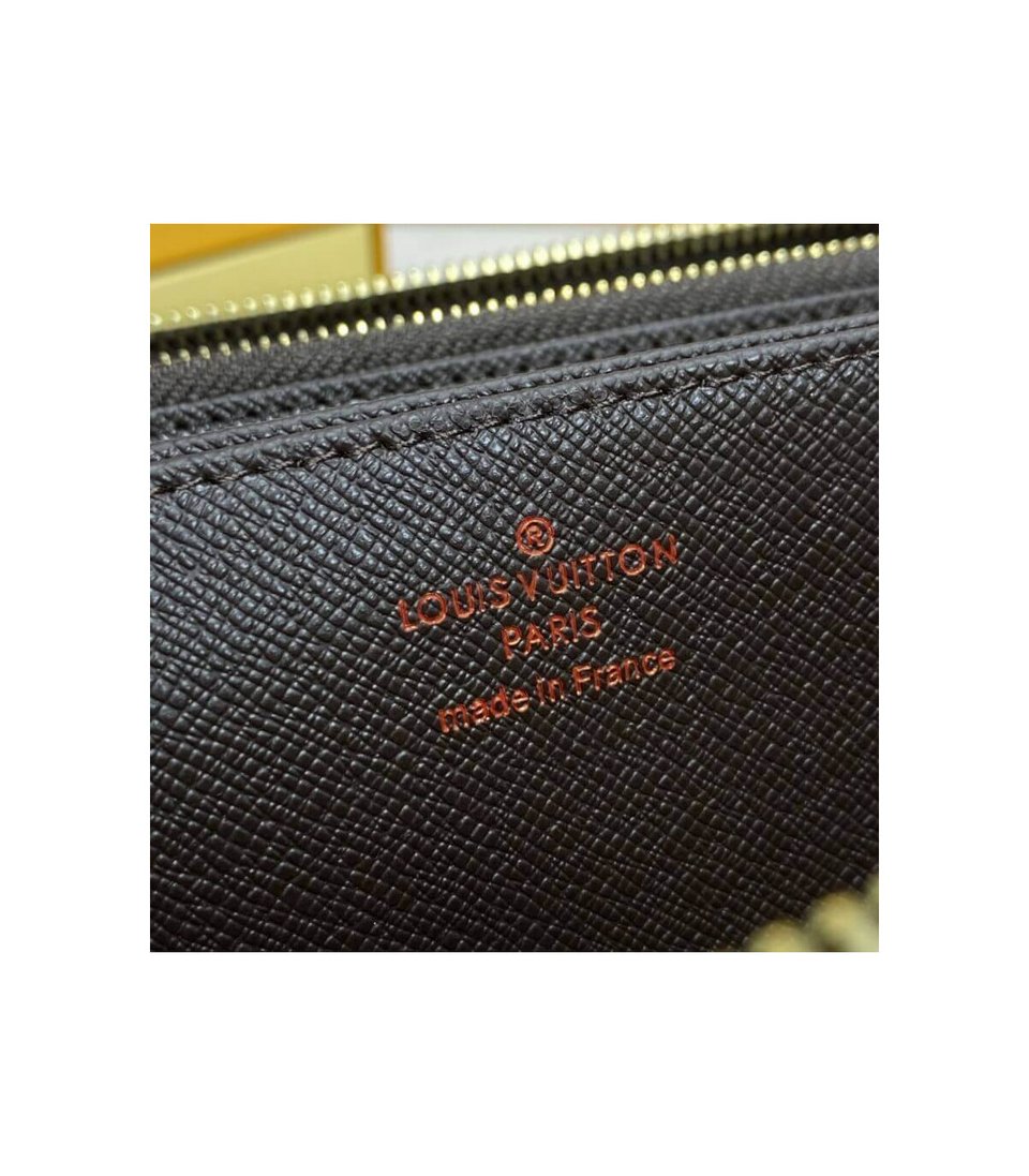Louis Vuitton Damier Ebene Zippy Wallet Brown view 10