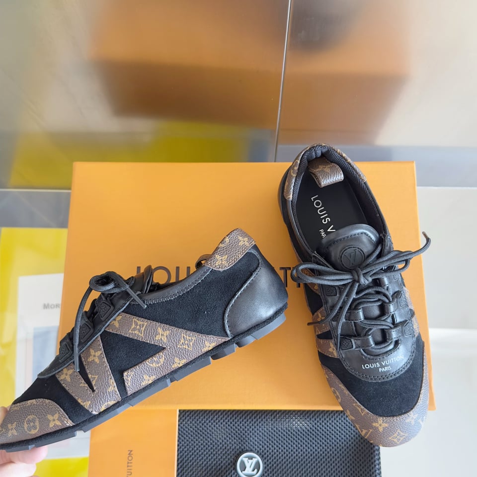 Louis Vuitton Sneakerina Monogram Canvas Brown – Ballet- Women’s Hybrid Sneakers view 4