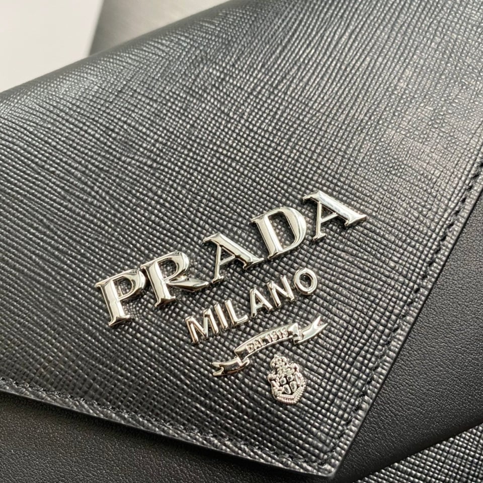 Prada Saffiano Leather Mini Envelope Bag 20cm/ 7.9in view 6