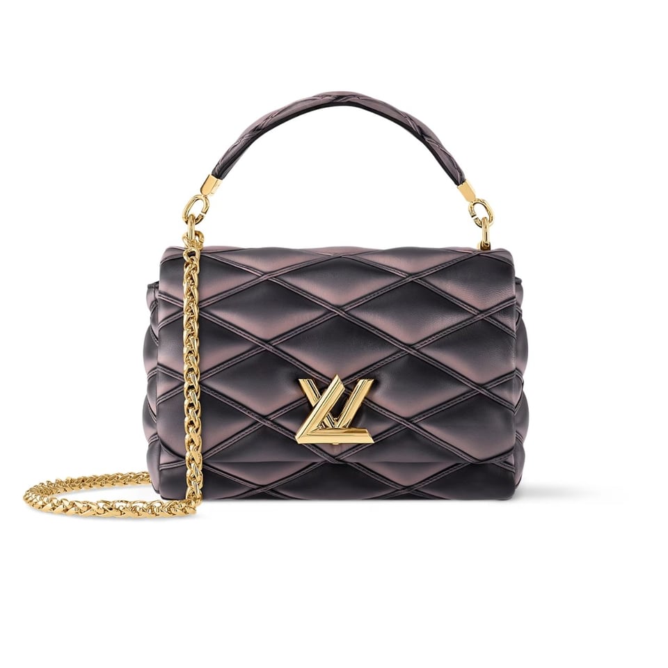 Louis Vuitton Go 14 Mm Malletage Black Pink 23Cm M23569 view 2