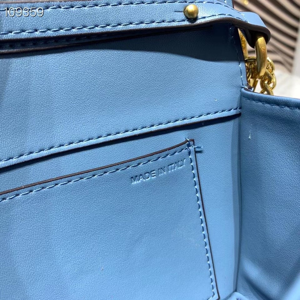 Valentino Locò Small Shoulder Bag In Calfskin Ultramarine Wb0K53Zxlq34 view 4