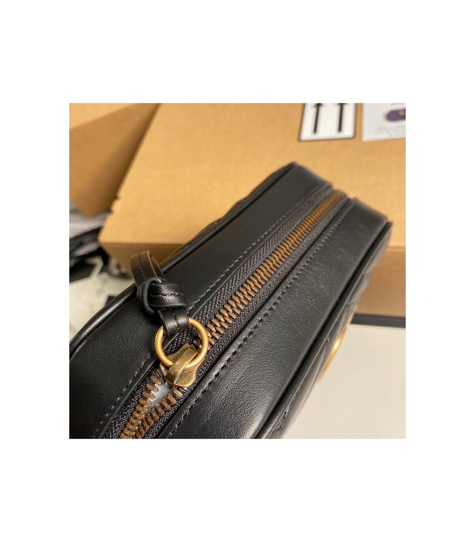 Gucci GG Marmont Matelasse Mini Bag Black view 16