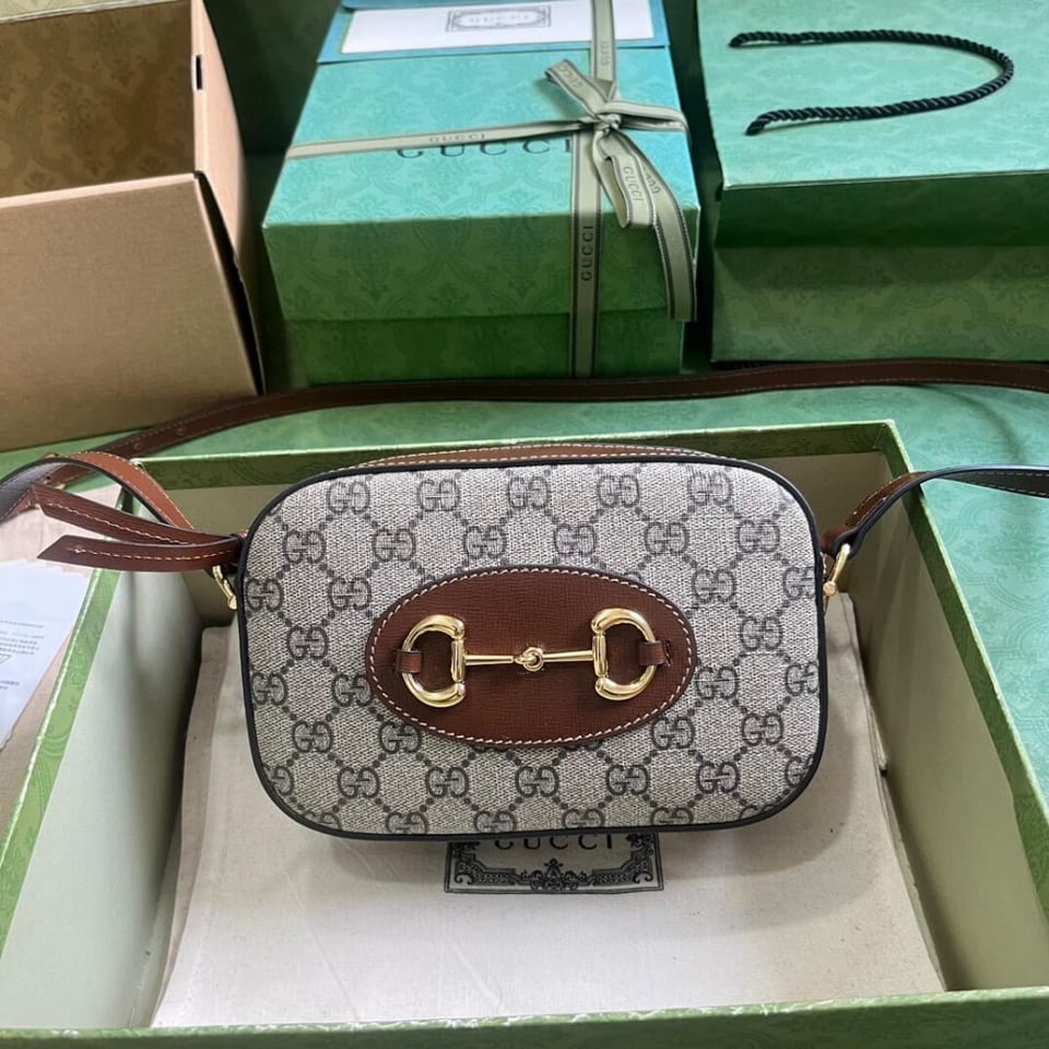 Gucci Horsebit 1955 Small Shoulder Bag view 8
