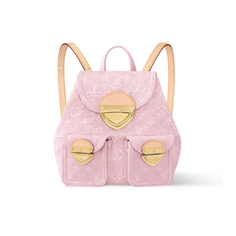 Louis Vuitton Venice Backpack Washed Monogram Denim M13031 Pink 26cm/ 10.2in view 2