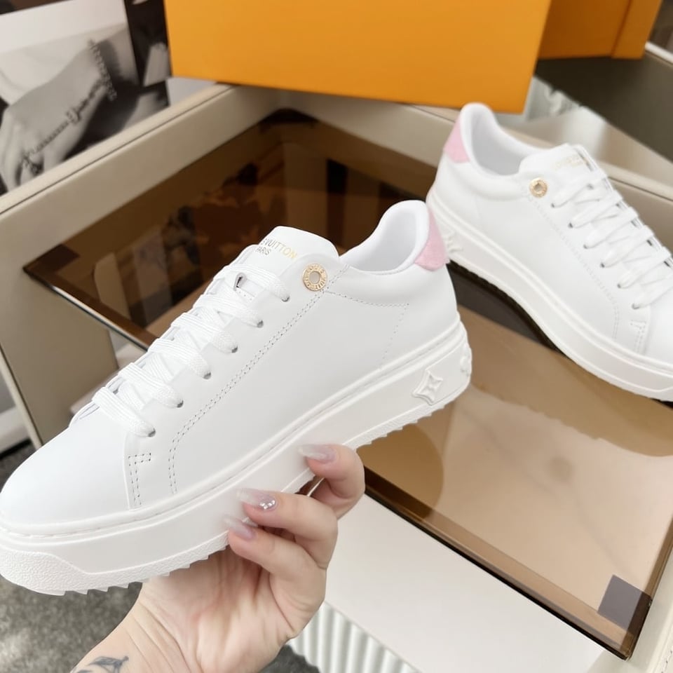 Louis Vuitton Time Out Sneaker Pink 1Aguxo view 8