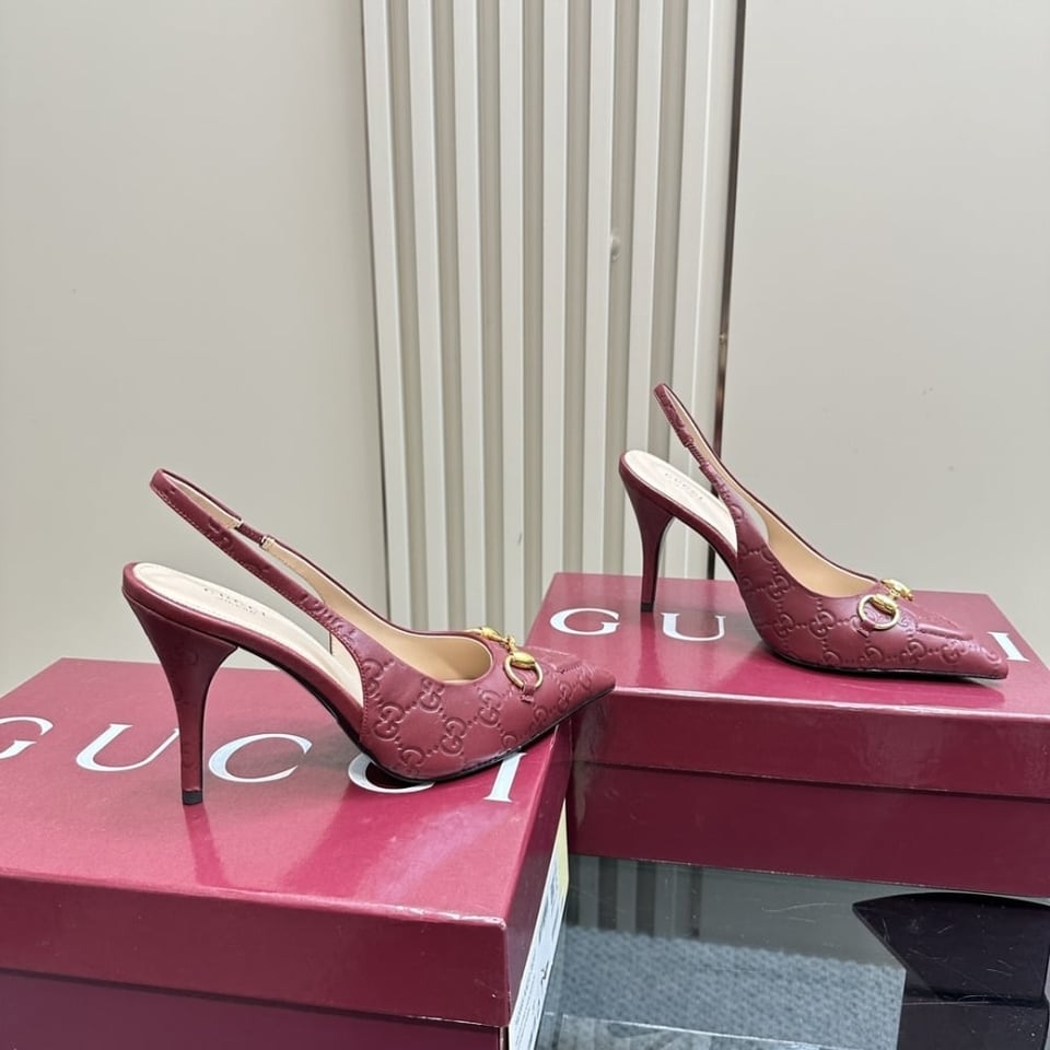 Gucci Women’S Horsebit Pump Gg Leather Rosso Ancora Red ?792065 Aaegj 6207 view 7