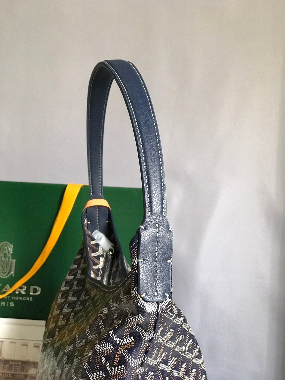 Goyard Hobo Boheme 42Cm Navy Blue Canvas view 7