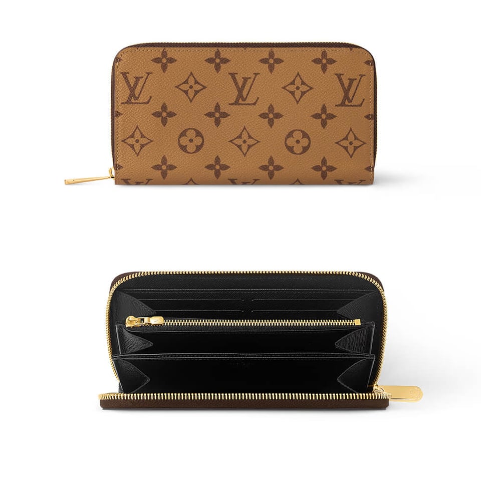 Louis Vuitton Monogram Reverse Canvas Zippy Wallet view 2