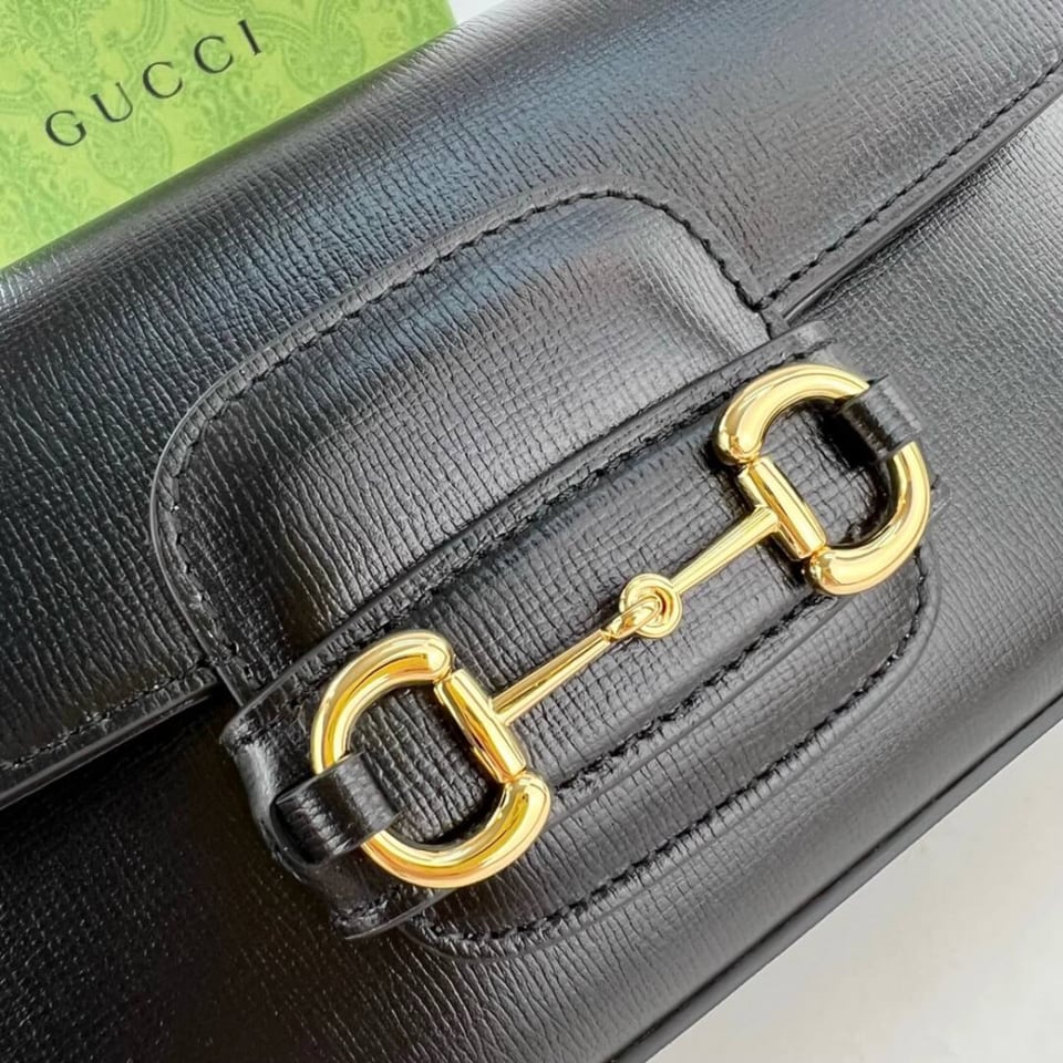 Gucci Horsebit 1955 Leather Shoulder Bag view 13