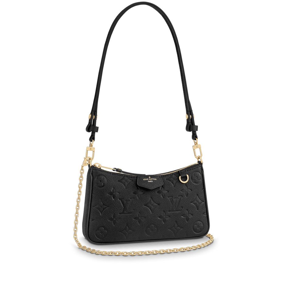 Louis Vuitton Easy Pouch On Strap 19Cm Black