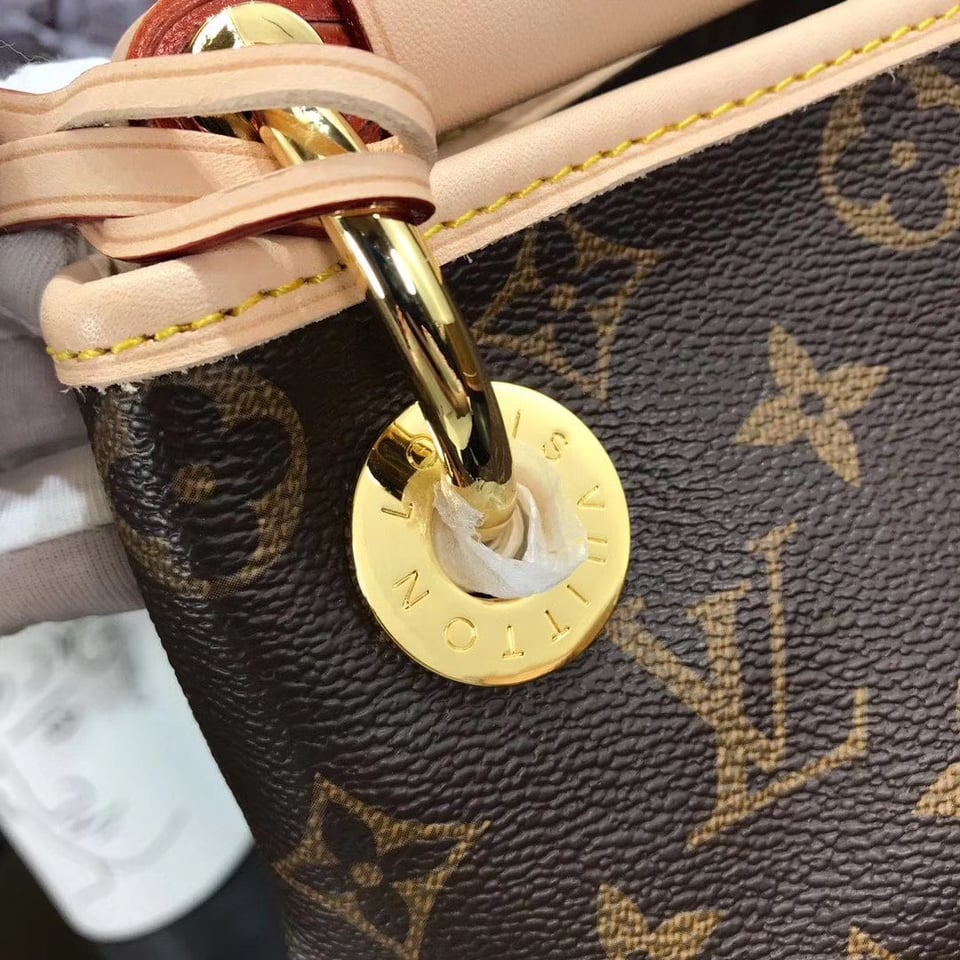 Louis Vuitton Graceful MM 41cm/16.1in Monogram Canvas Brown M44869 – Women view 5