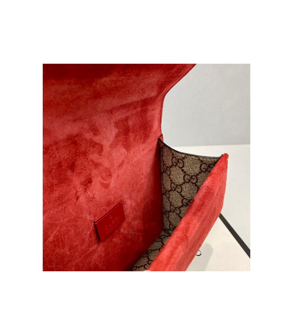 Gucci Dionysus GG Supreme Mini Bag Red 20cm view 15
