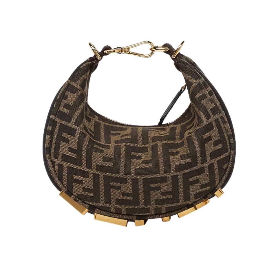 Fendi Fendigraphy Mini Bag Brown Ff 20Cm view 2