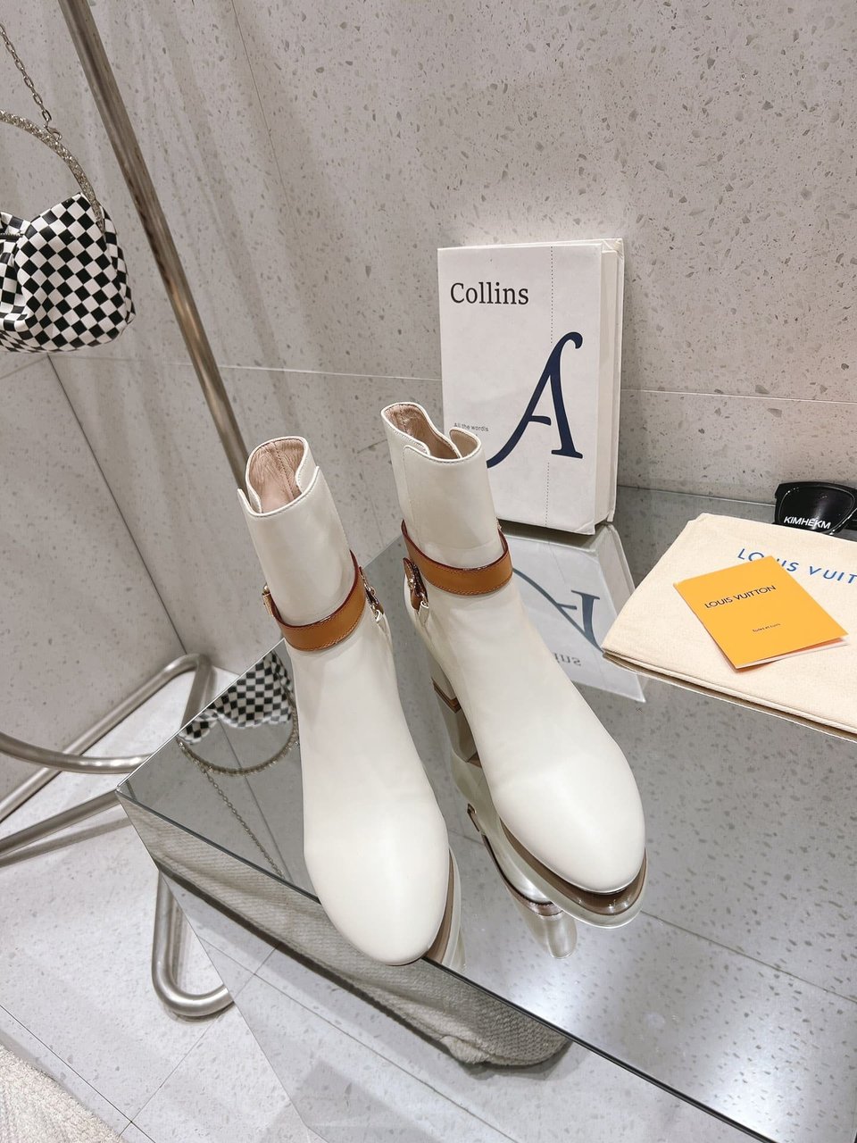 Louis Vuitton Parisienne Ankle Boot White view 6