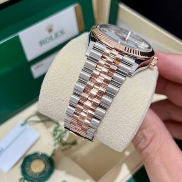 [Superclone] Rolex Datejust 36mm White Dial Everose Jubilee 126231 view 5