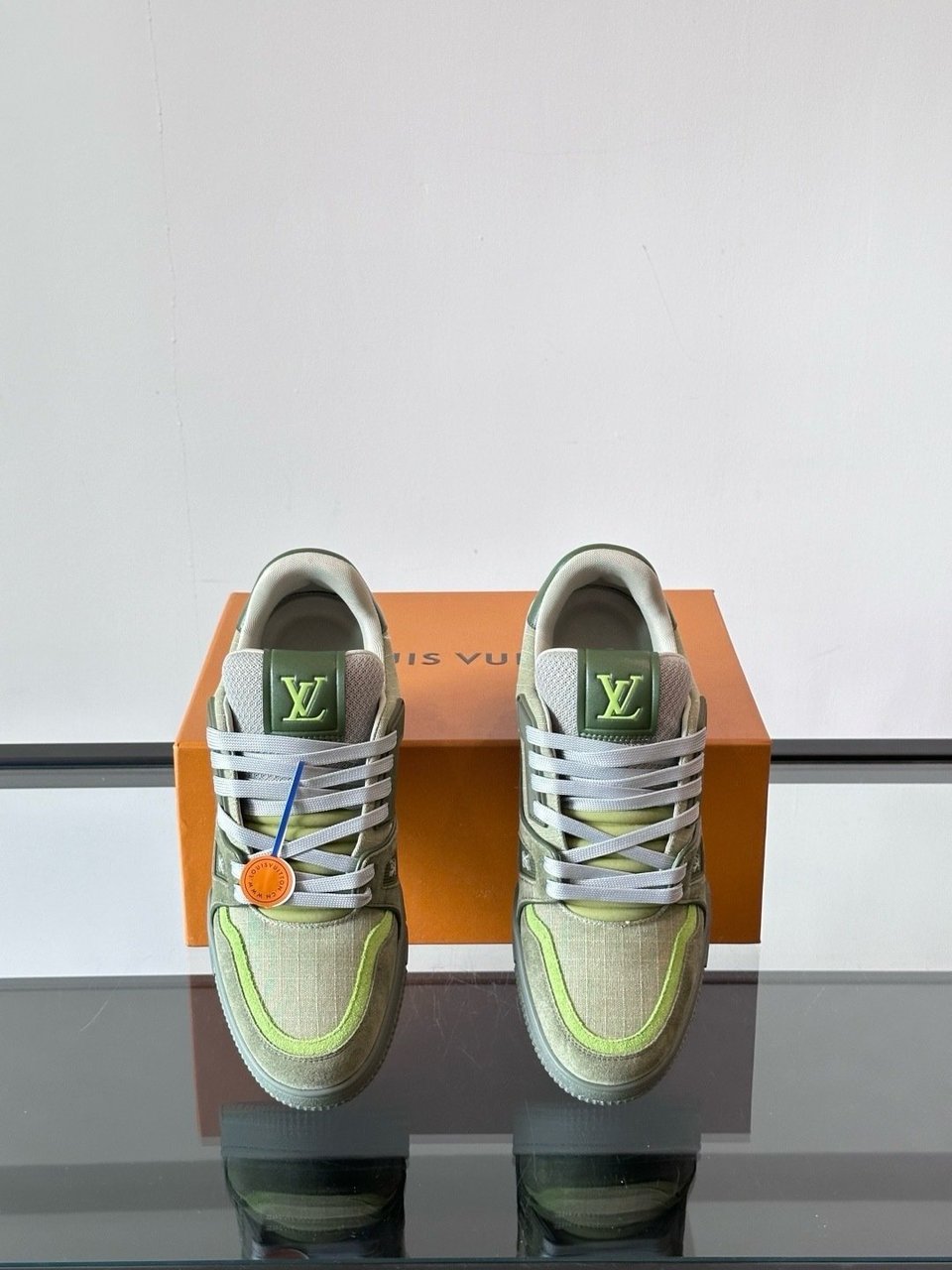 Louis Vuitton LV Trainer Outdoor Sneaker Green for Men view 7