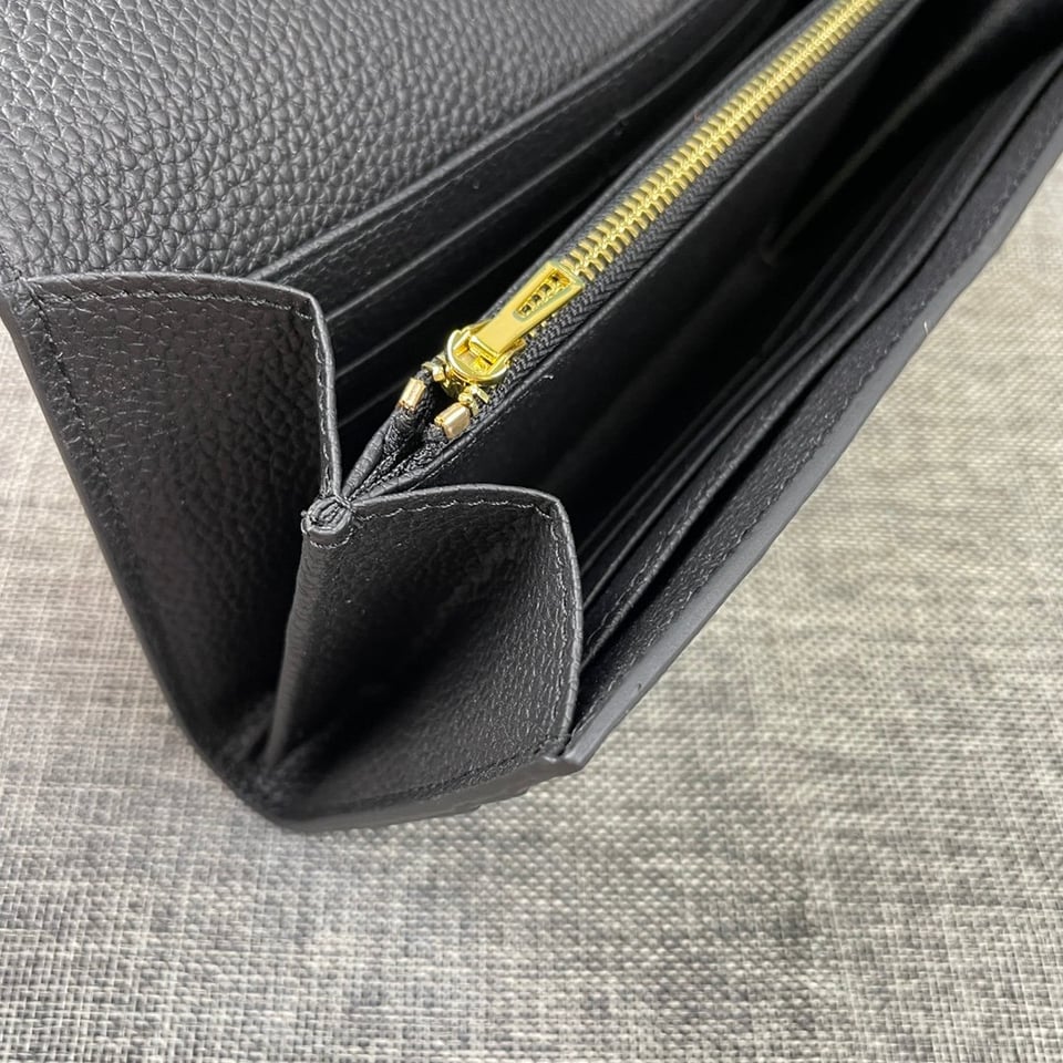 Hermes Constance Wallet Epsom Leather Gold Hardware In Black 20cm view 5