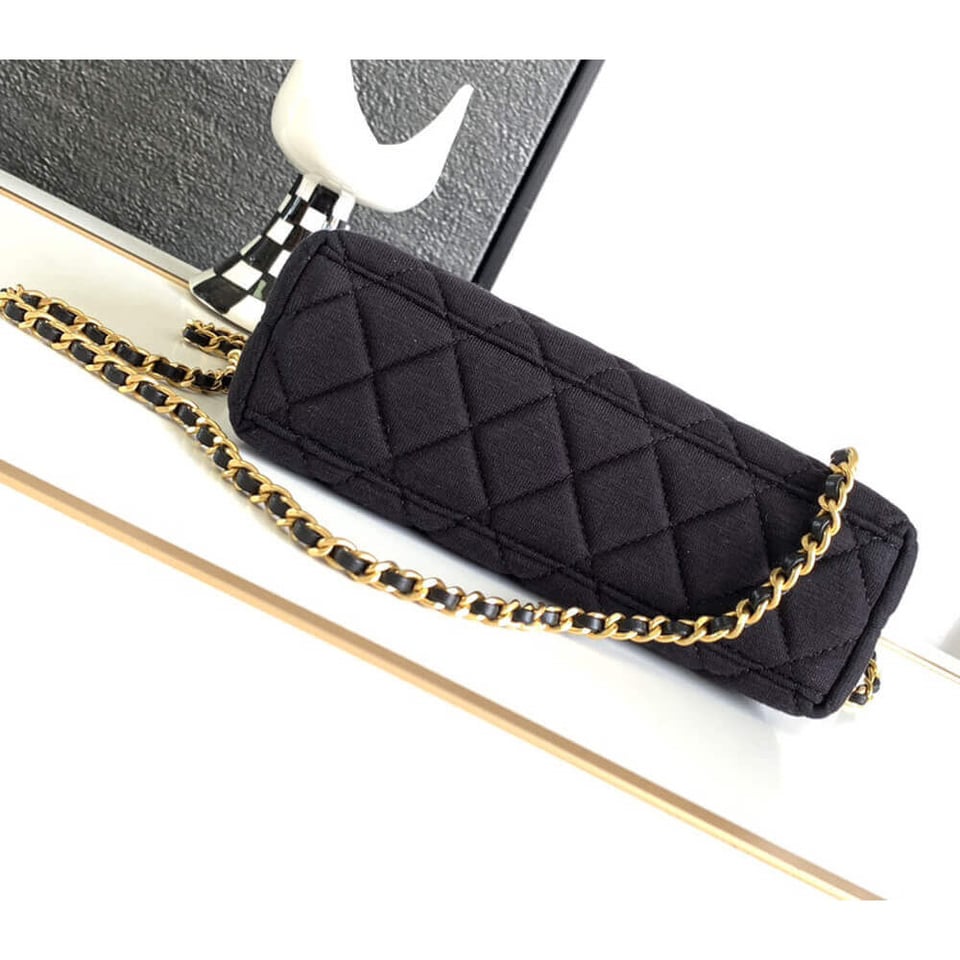 Chanel Jersey Quilted Mini Kelly Shopper Bag 13cm view 7