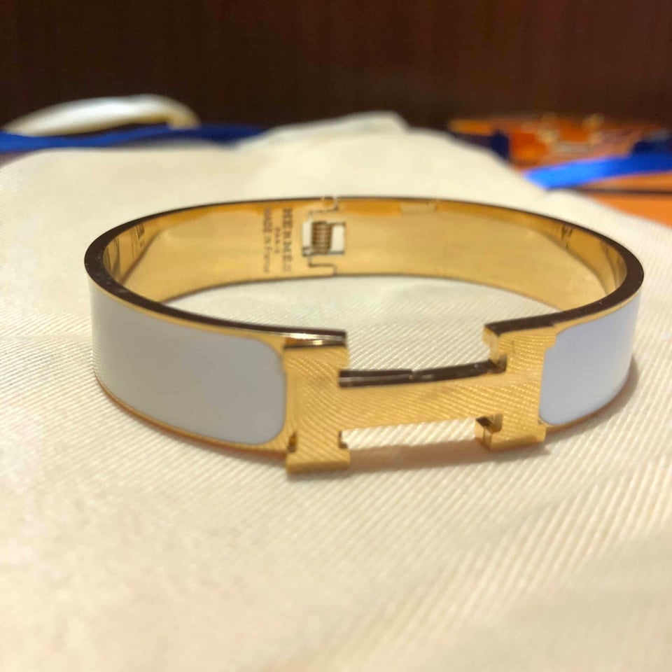 Hermes Clic Clac H Bracelet Gold view 3