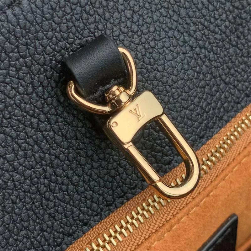 Louis Vuitton Onthego MM Bicolor Monogram Empreinte Leather Black M45595 35cm view 12