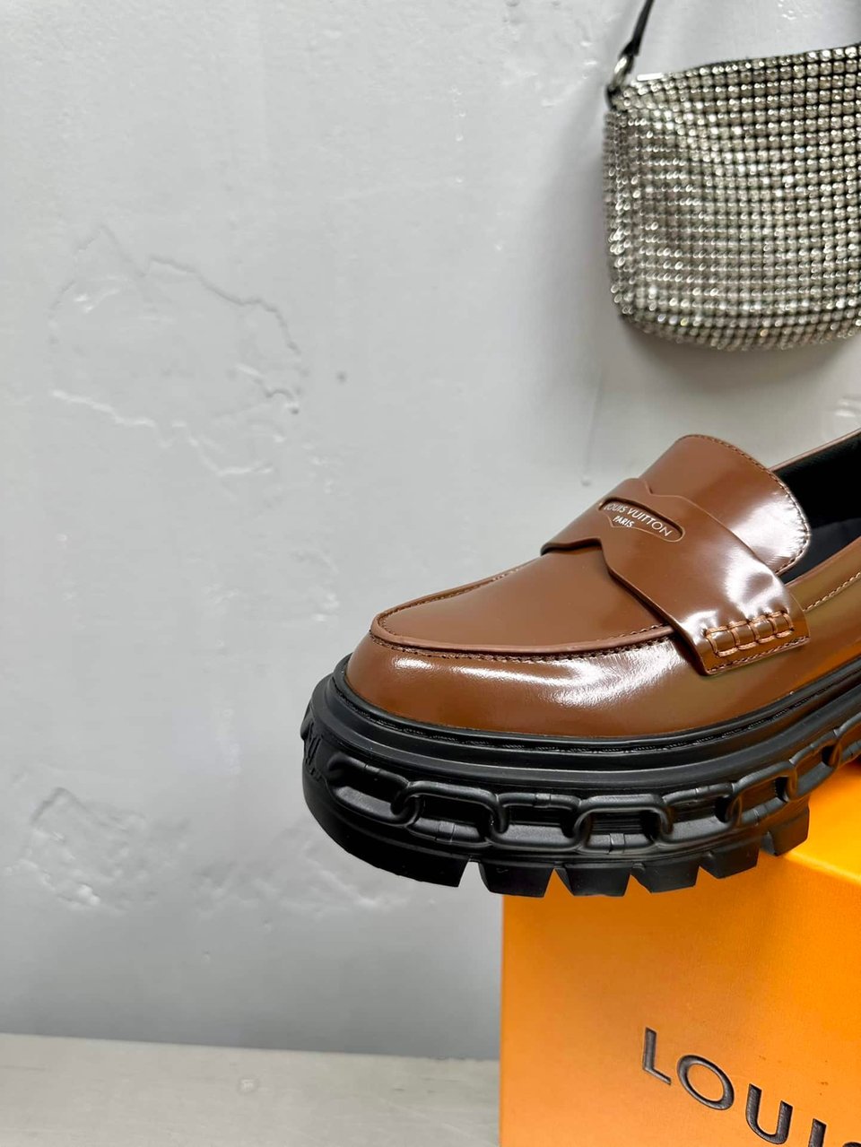 Louis Vuitton Lv Record Loafer Brown view 6