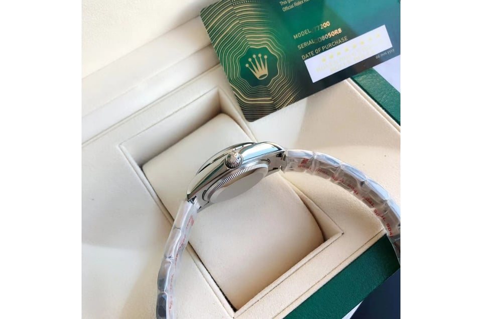 Rolex Oyster Perpetual 31/41mm SS/SS Blue/Stk view 10