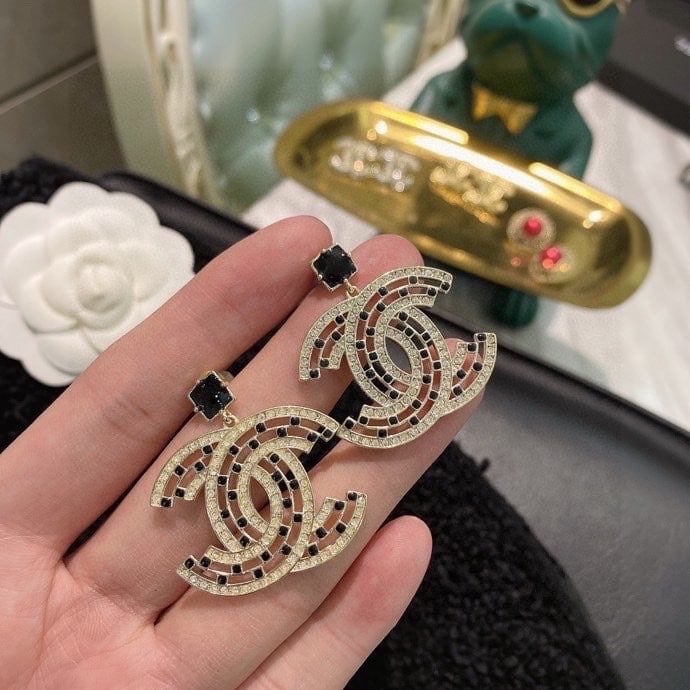 Chanel Cc Earrings view 7