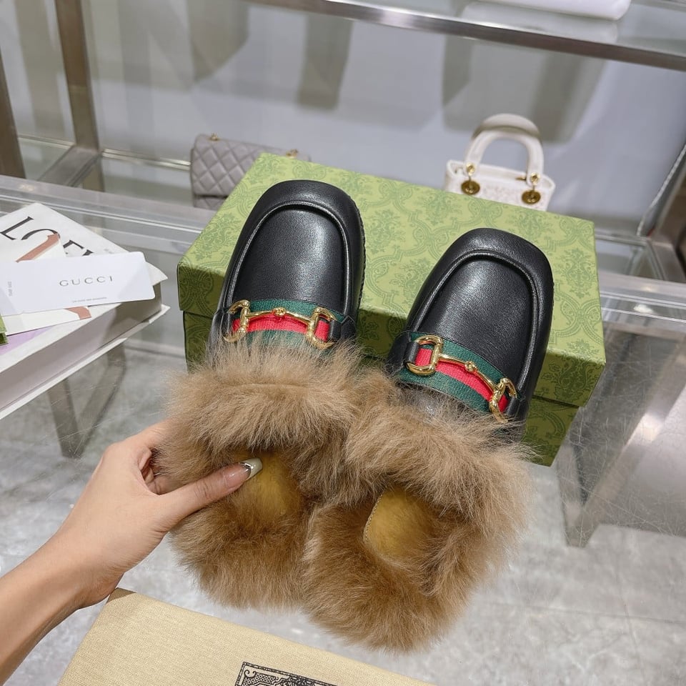 Gucci Men’S Slipper With Horsebit Black view 8
