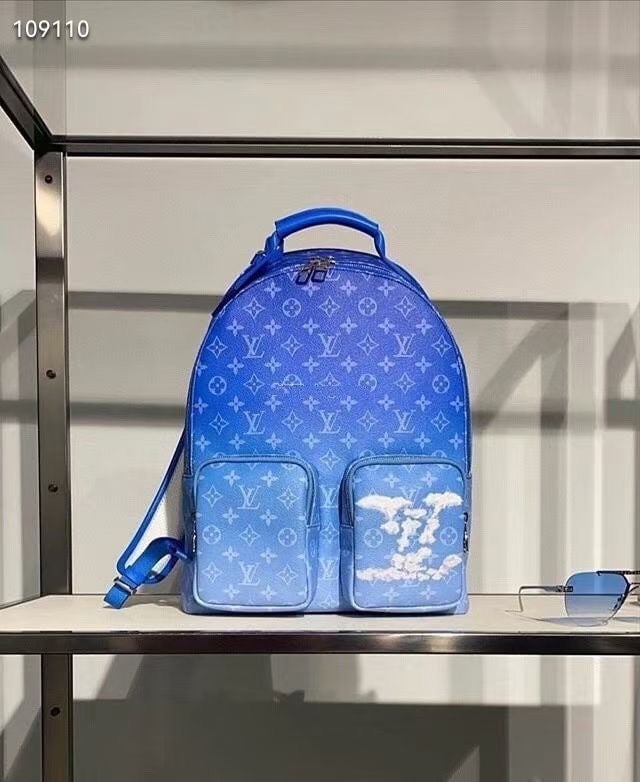 Louis Vuitton Multipocket Backpack Blue 40Cm view 3