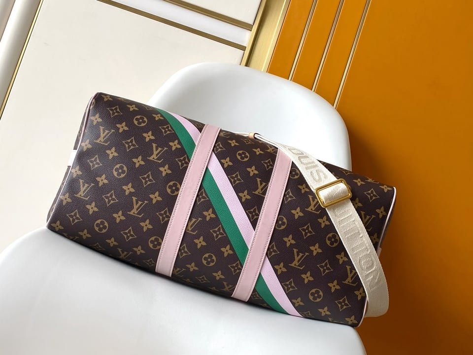 Louis Vuitton Keepall Bandoulière 45cm/17.7in Monogram Coated Canvas M25822 view 5