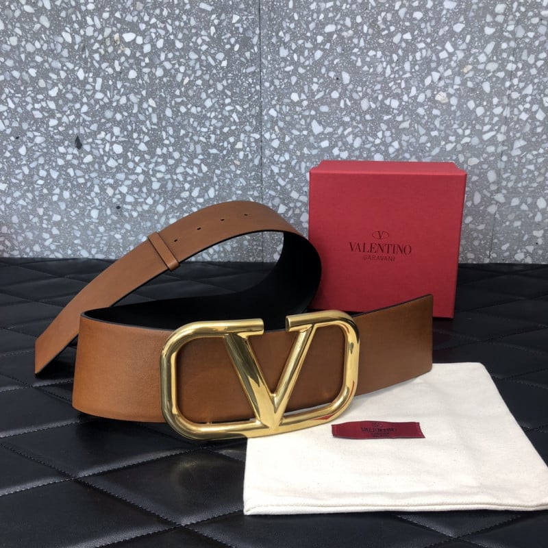 Valentino Garavani VLOGO Belt In Vachetta Leather 0010 view 7