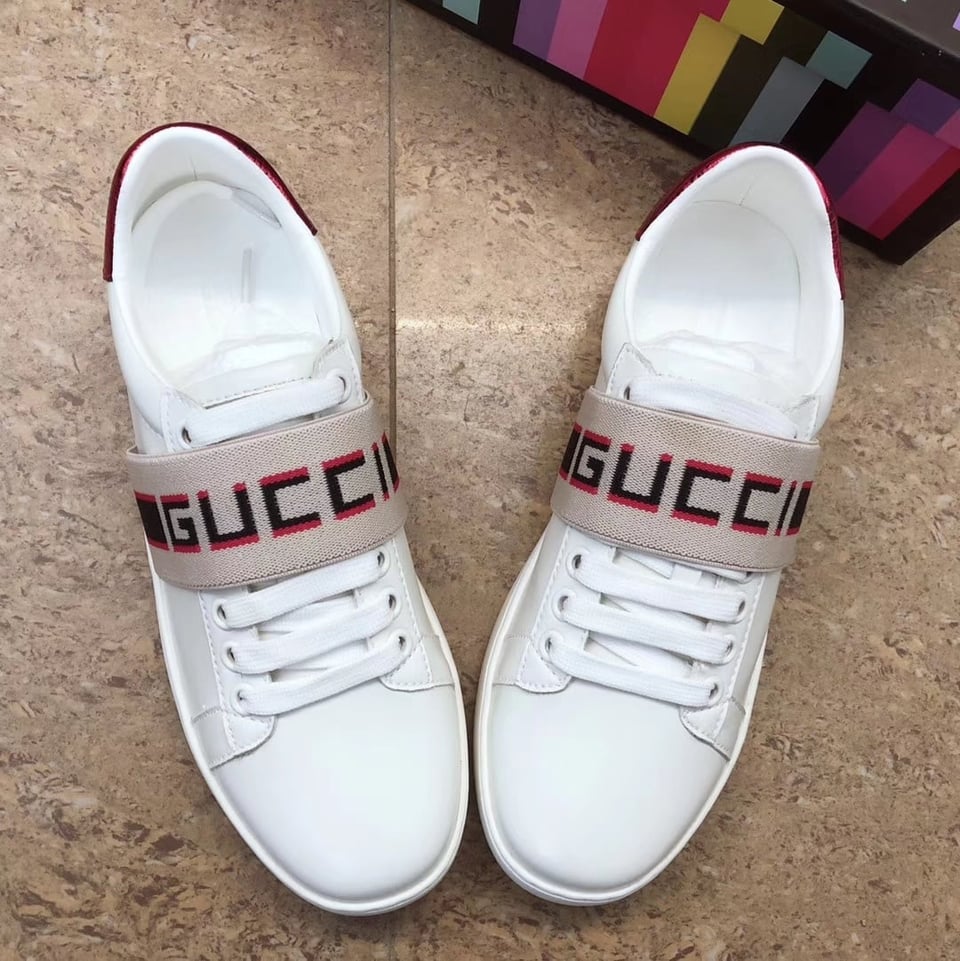 Gucci Wmns Ace Stripe Ivory 525269 0Fiv0 9086 view 9